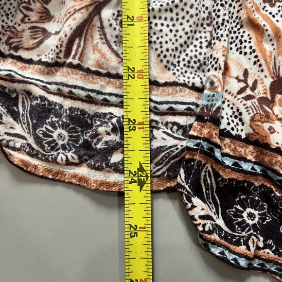 Angie Cardigan Cover Up Women’s Size L Floral Bohemian Short Sleeve Cardigan - Picture 8 of 9